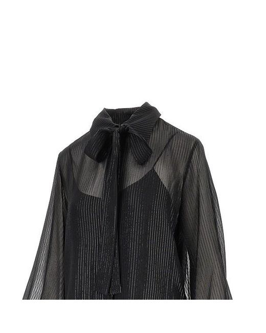 Max Mara Black Scafati Long-Sleeved Shirt