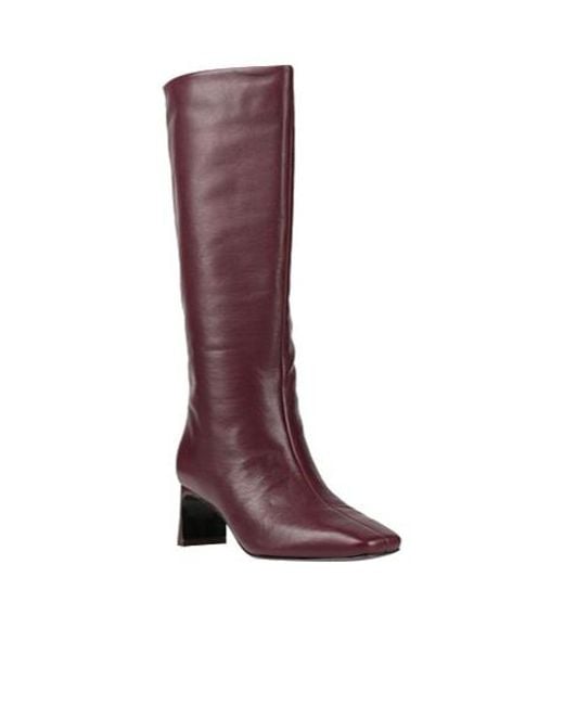 Rag & Bone Red Simple Leather Boots