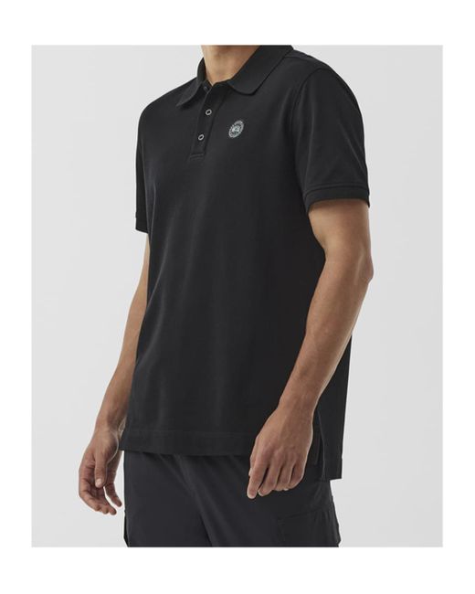 Canada Goose Black Apos;S Beckley Polo Shirt for men