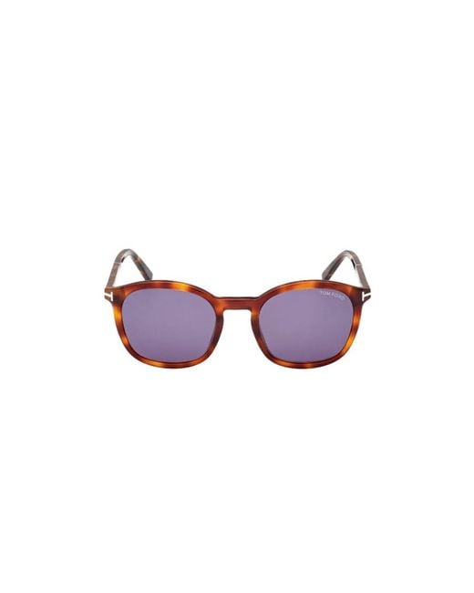 Tom Ford Purple Logo Sunglasses for men