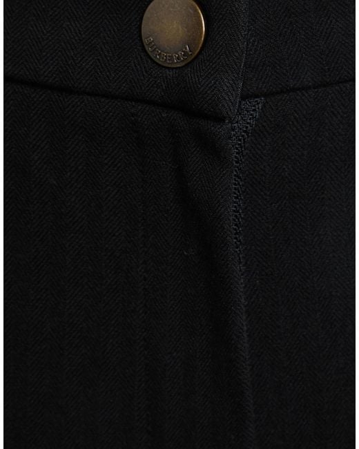 Burberry Black Elastic Skinny Pants