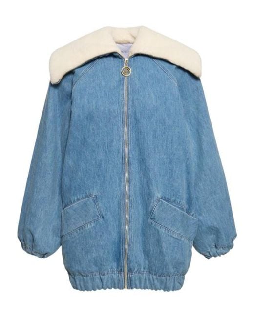 Patou Blue Long Sleeve Denim Jacket