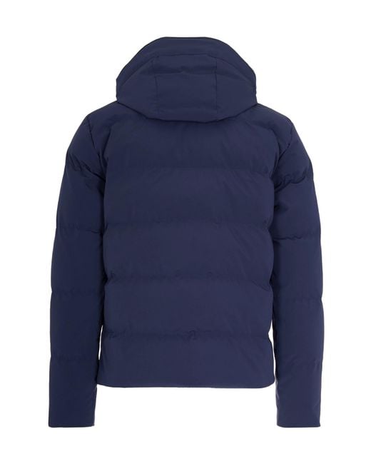 Paul & Shark Blue Long-Sleeved Down Jacket for men