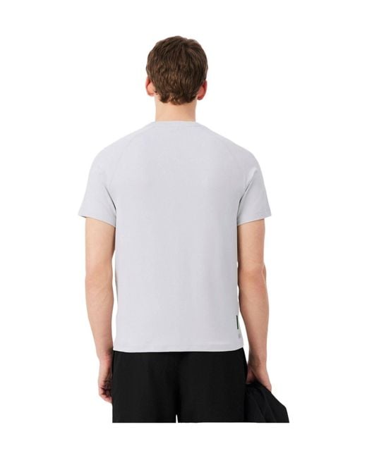 Lacoste White Solid Color T-Shirt for men