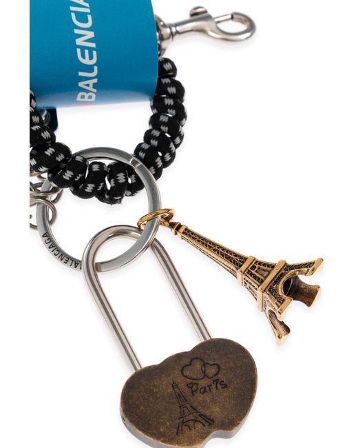 Balenciaga Blue Keychain Accessory Set