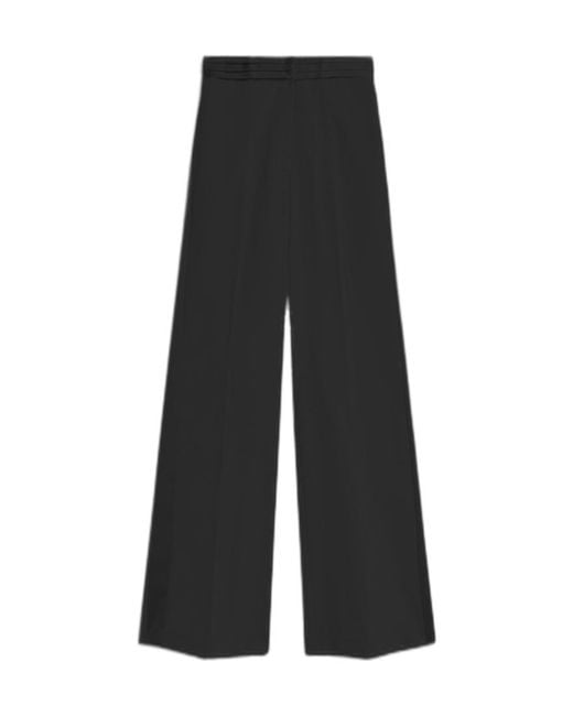 Semicouture Black Side Pocket Trousers