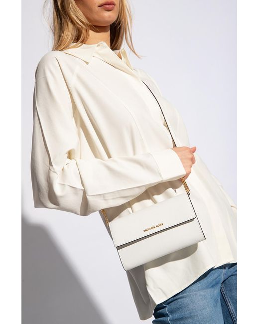 MICHAEL Michael Kors Natural Jet Set Leather Crossbody Bag