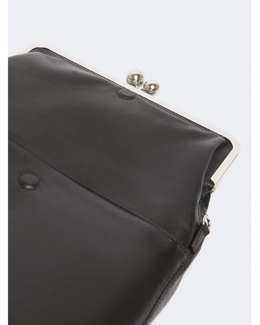 Weekend by Maxmara Black Frame Clasp Shoulder Bag