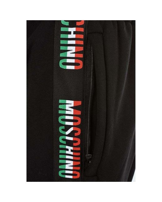 Moschino Black Logo Sweatpants for men