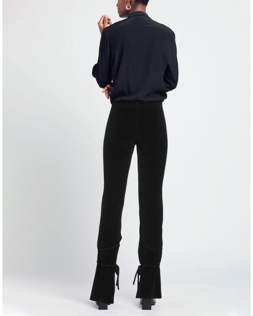 Jacquemus Black Solid-Color Knit Pants
