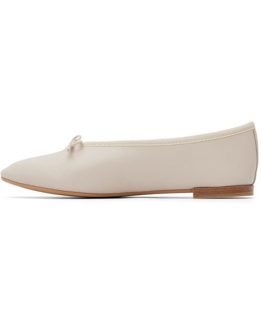 Repetto White Lilouh Ballet Flats