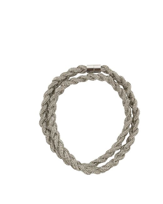 Isabel Marant Metallic Ladji Embellished Braided Belt