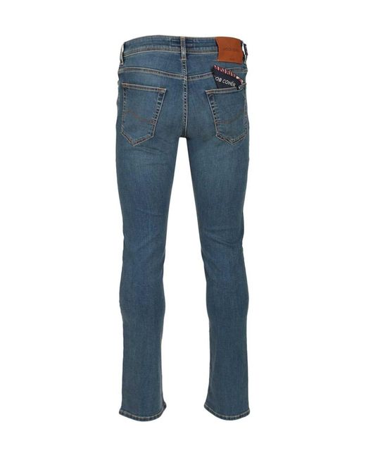 Jacob Cohen Blue Slim Fit Jeans for men
