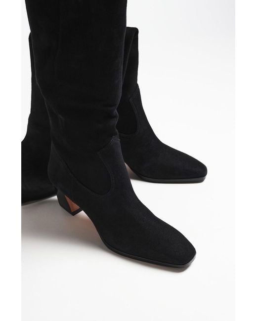 Aquazzura Black 45Mm Suede Boots