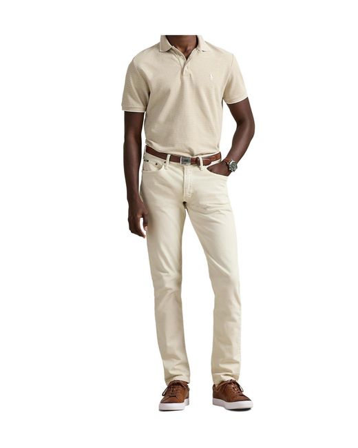 Polo Ralph Lauren White Logo Short Sleeve Polo Shirt for men