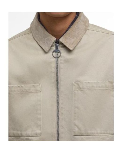 Barbour Natural Lenker Overshirt for men