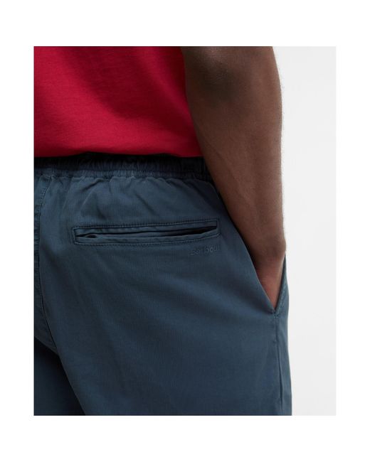 Barbour Blue Drawstring Shorts for men