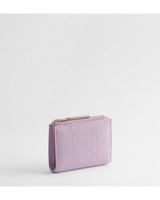 Dior Purple Trianon Dahlia Wallet