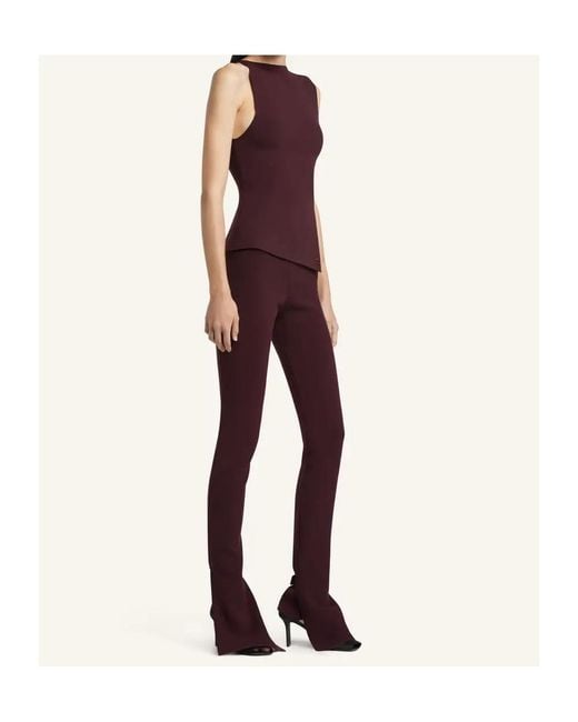 Courreges Purple Courrges Bootcut Interlock Pants