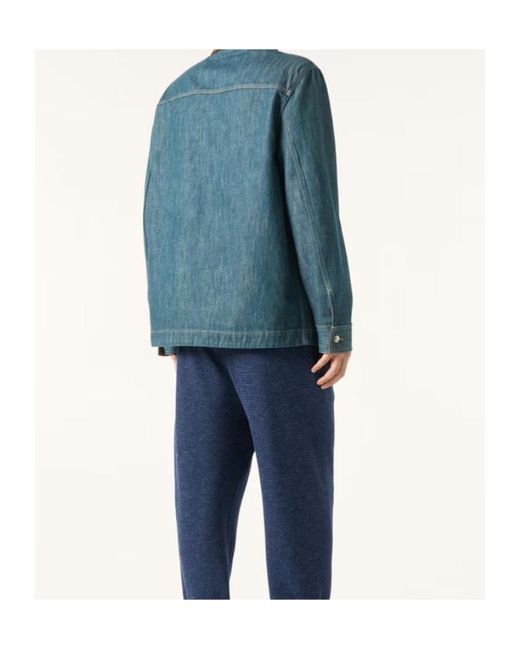 Loro Piana Blue Cobh Jacket for men
