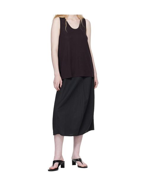 Studio Nicholson Black Crew Neck Vest