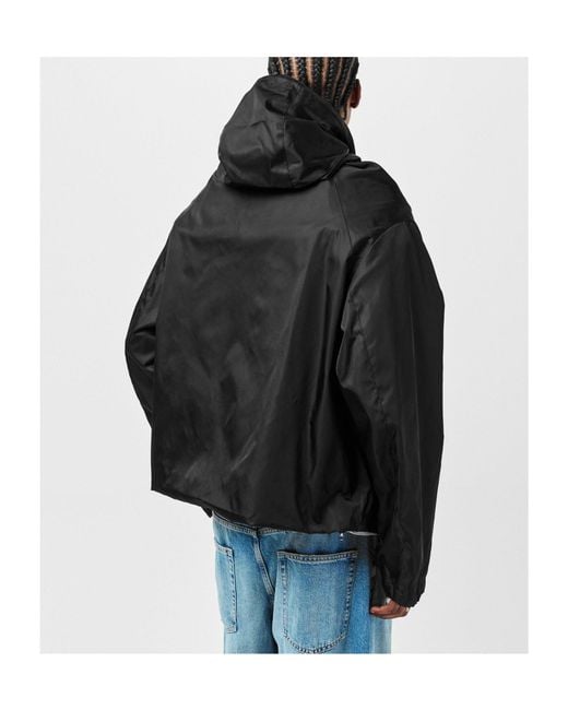 Off-White c/o Virgil Abloh Black Nyl Windbreaker Sn99 for men
