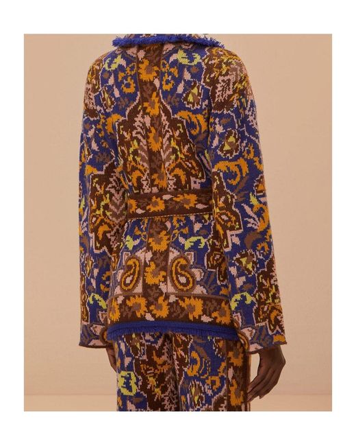 Farm Rio Multicolor Knitted Blazer