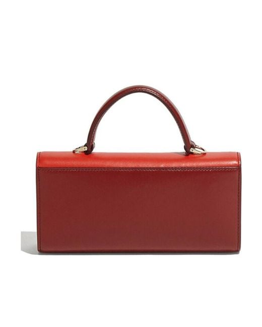 Ferragamo Red Bowknot Shoulder Bag