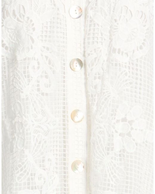 Farm Rio White Long-Sleeved Shirt