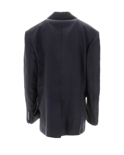 P.A.R.O.S.H. Blue Single-Breasted Blazer