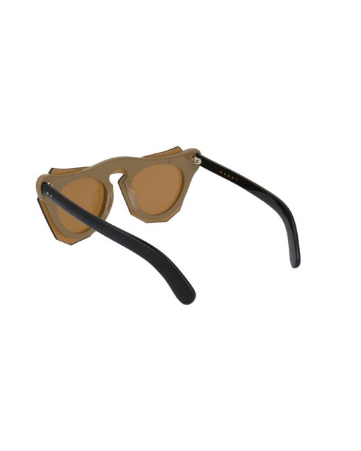 Marni Multicolor Geometric-Frame Sunglasses for men
