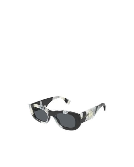 Gucci Black Eyewear Panthos Frame Sunglasses for men