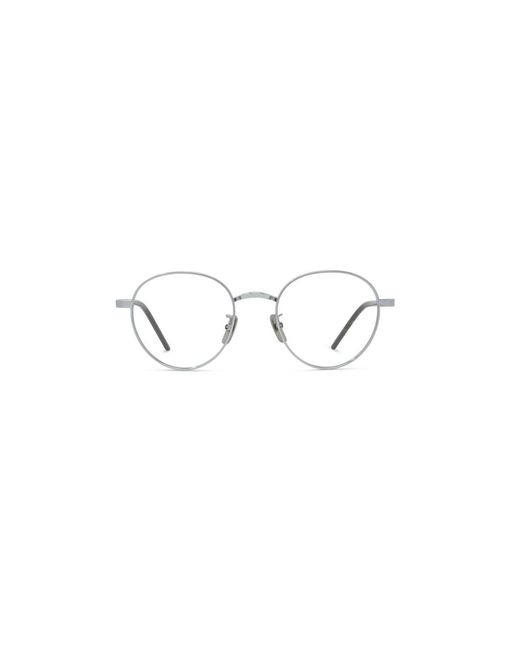 Givenchy White Round Flat Mirror for men