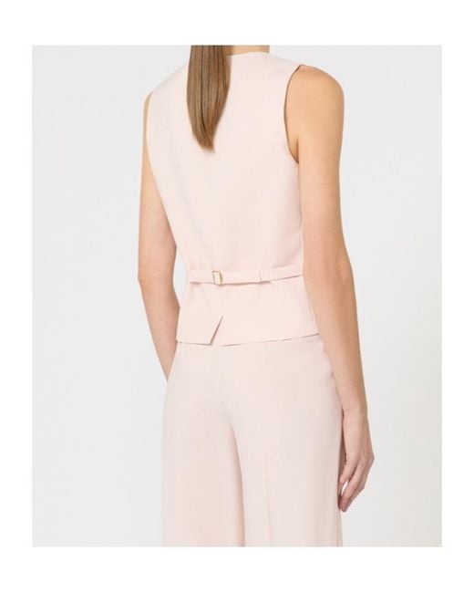 Max Mara Pink Mstmadia Waistcoat