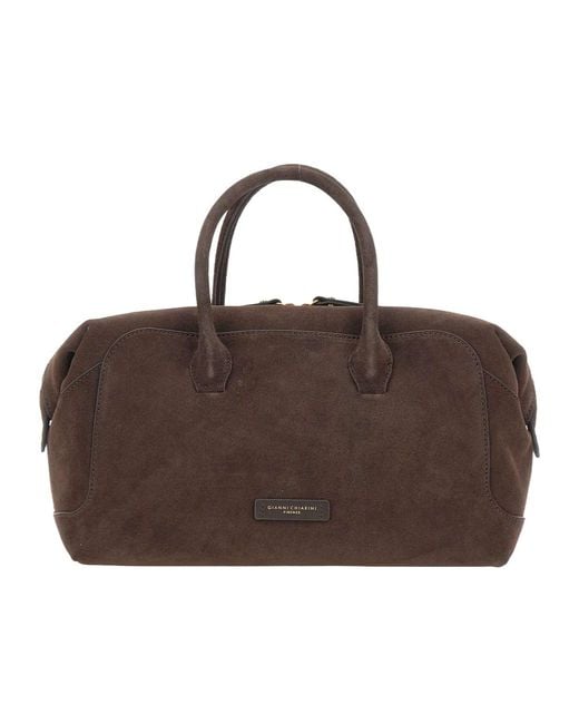 Gianni Chiarini Brown Gemma Zip Tote Bag