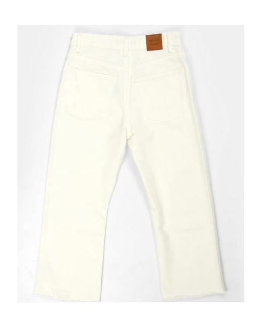 REMAIN Birger White Five-Pocket Jeans