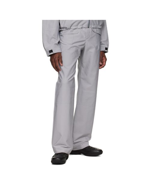 Kiko Kostadinov Gray Komlo Trousers for men