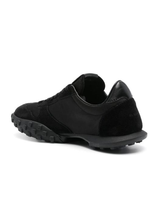 Jil Sander Black Lace-Up Sneakers for men