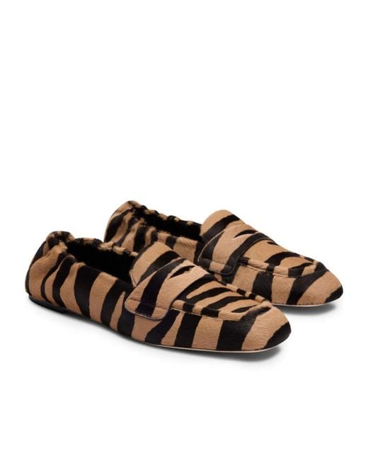 Stuart Weitzman Brown Bryant Loafer