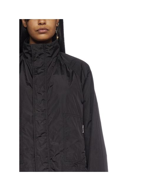Ambush Black Logo-Print Hooded Jacket