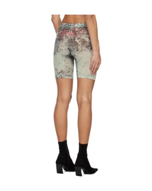 KNWLS Gray Elastic Waistband Shorts