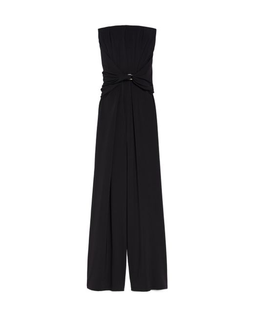 Max Mara Black Pianoforte Fiero Strapless Jumpsuit