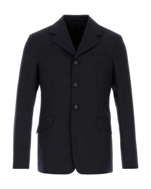 Jil Sander Blue 104 Tm Single-Breasted Blazer for men
