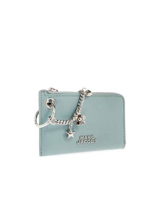 Marc Jacobs Blue Logo Card Holder