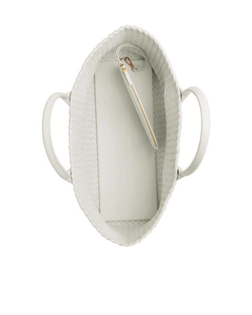 Bottega Veneta White Cabat