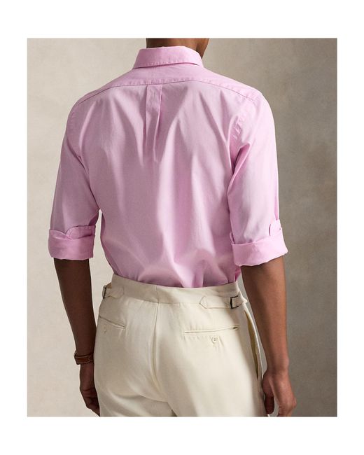 Polo Ralph Lauren Pink Slim Fit Button-Down Shirt for men