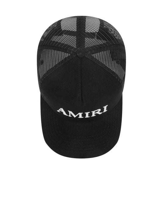 Amiri Black Logo-Embroidered Curved Peak Baseball Cap for men