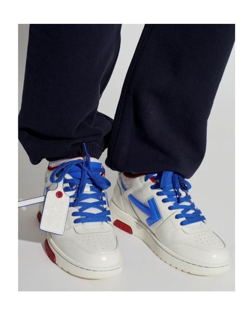 Off-White c/o Virgil Abloh Blue Out Of Office Low-Top Sneakers