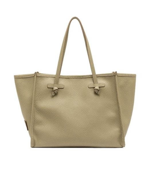 Gianni Chiarini Natural Marcella Knot-Detail Tote Bag