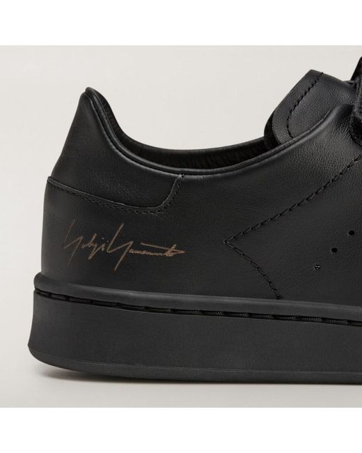 Y-3 Black Stan Smith Hook-And-Loop Sneakers for men